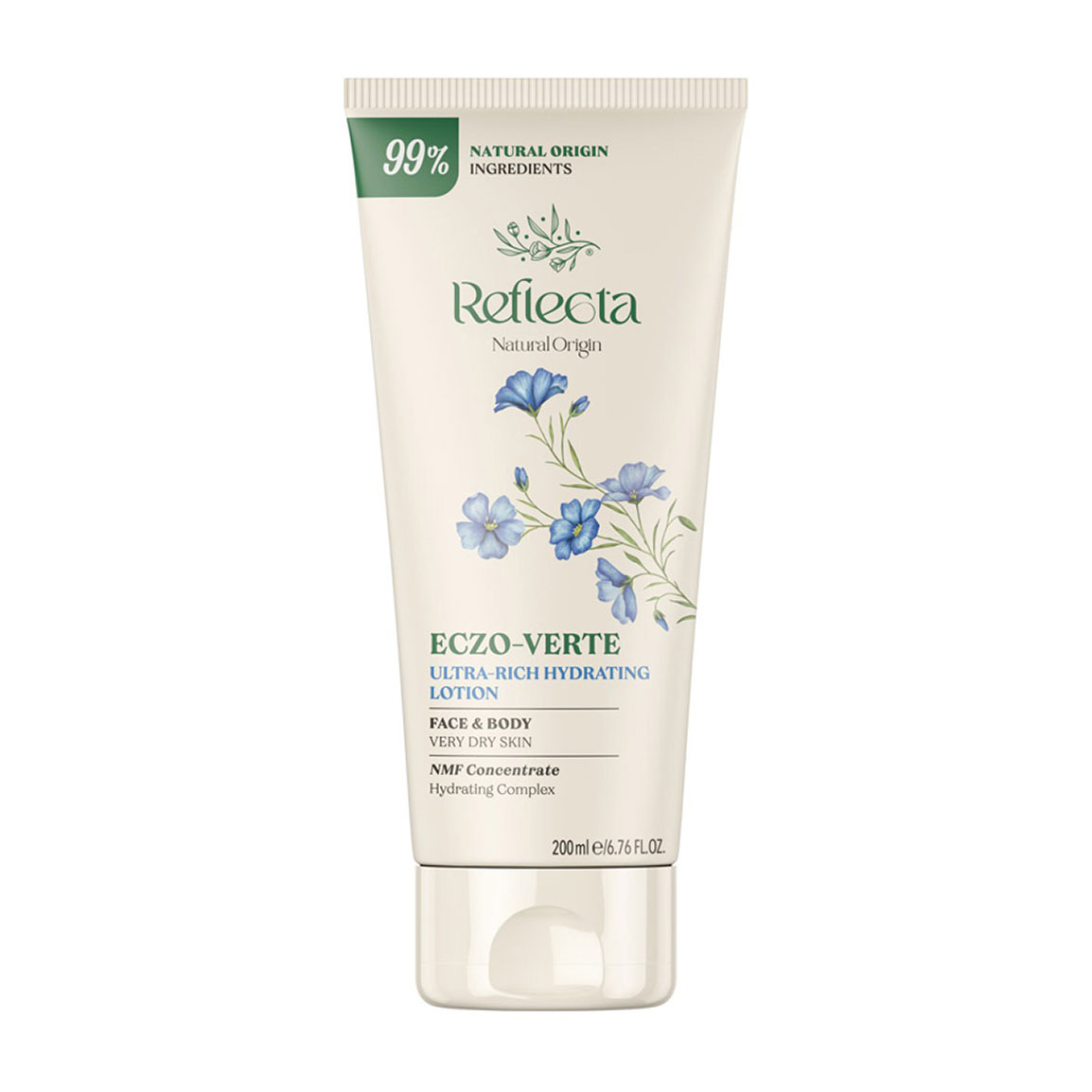 لوسیون مرطوب کننده صورت و بدن مناسب پوست بسیار خشک حجم 200 میلی لیتر Reflecta Moisturizing Lotion For Ver Dry Skin 200 ml