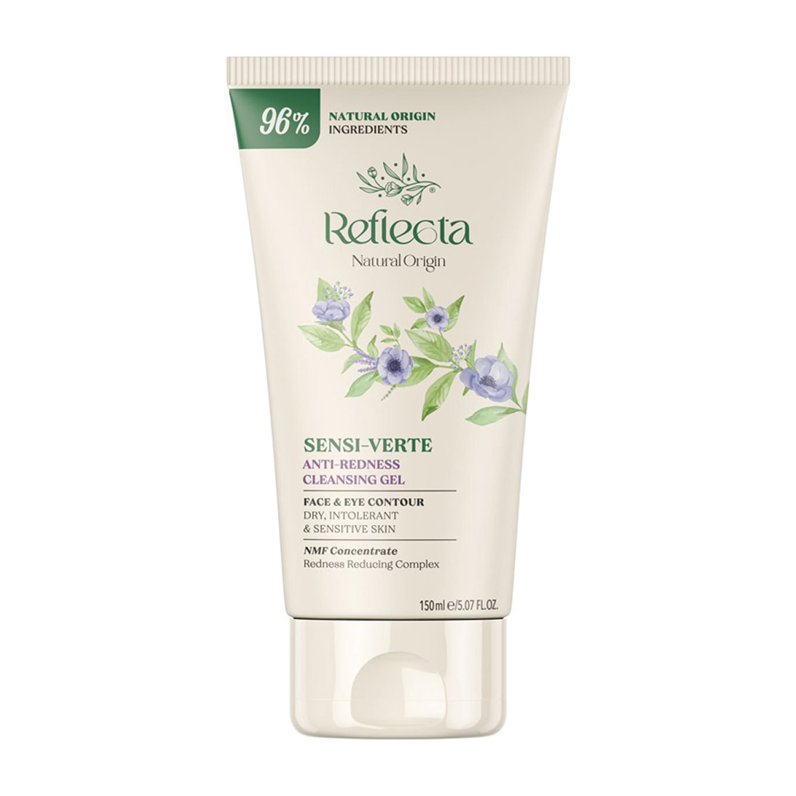 ژل شستشو صورت و اطراف چشم مناسب پوست خشک، حساس و مستعد به قرمزی حجم 150 میلی لیتر Reflecta Washing Gel For Dry And Sensitive 150 ml