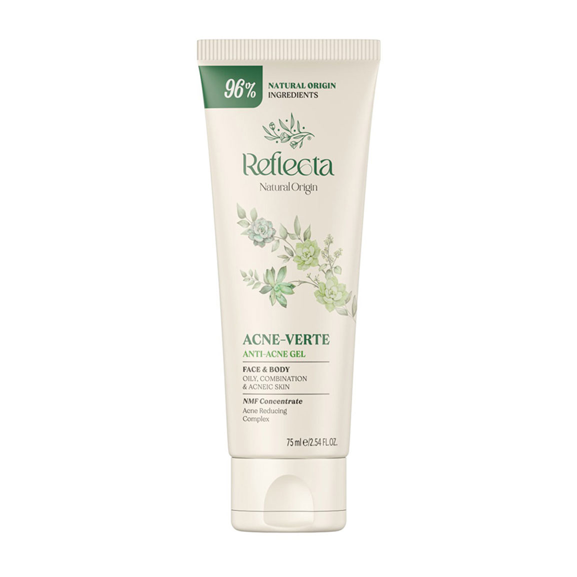 ژل ضد آکنه صورت و بدن مناسب پوست دارای آکنه حجم 75 میلی لیتر Reflecta Anti Acne Gel 75 ml