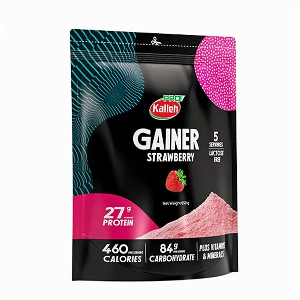 مکمل گینر با طعم توت فرنگی وزن 650 گرم Kalleh Strawberry Gainer 650 g