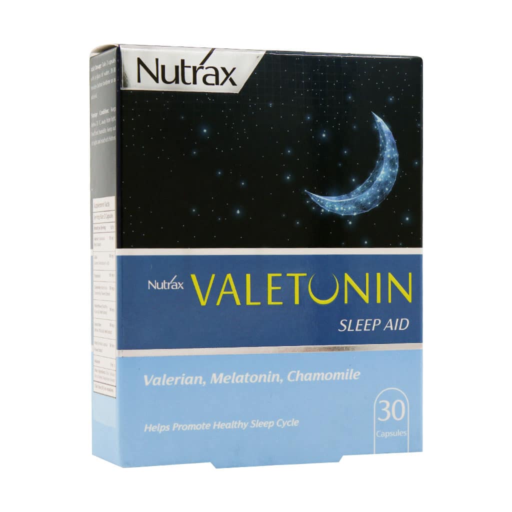 نوتراکس والتونین30عدد کپسول Nutrax valetonin30 capsules