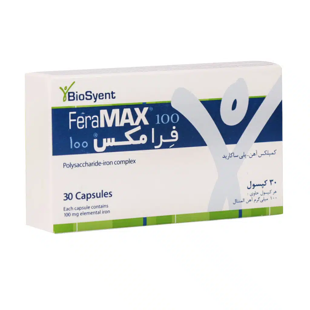 فرامکس ۱۰۰ کپسول ۳۰عدد Feramax 100 capsules30