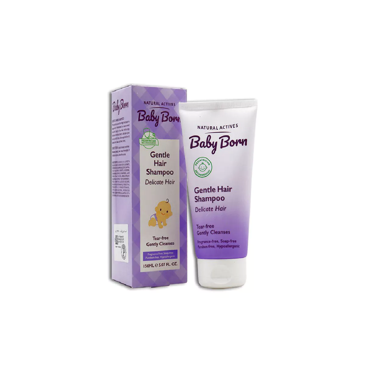 شامپو کودک بیبی بورن Baby born gentle hair shampoo