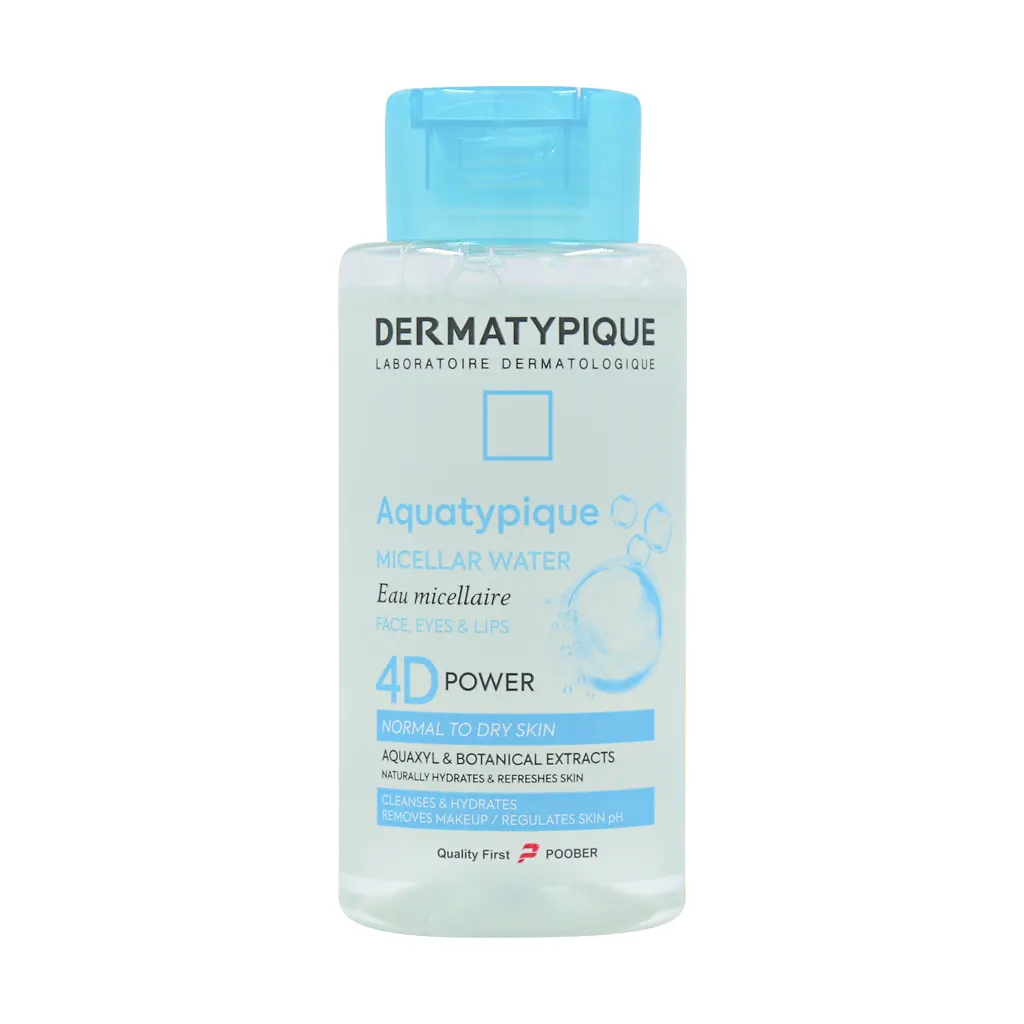 محلول پاک کننده آرایش پوست خشک و معمولی درماتیپیک 250 میلی لیتر Dermatypique Micellar Cleansing Water 250 ml