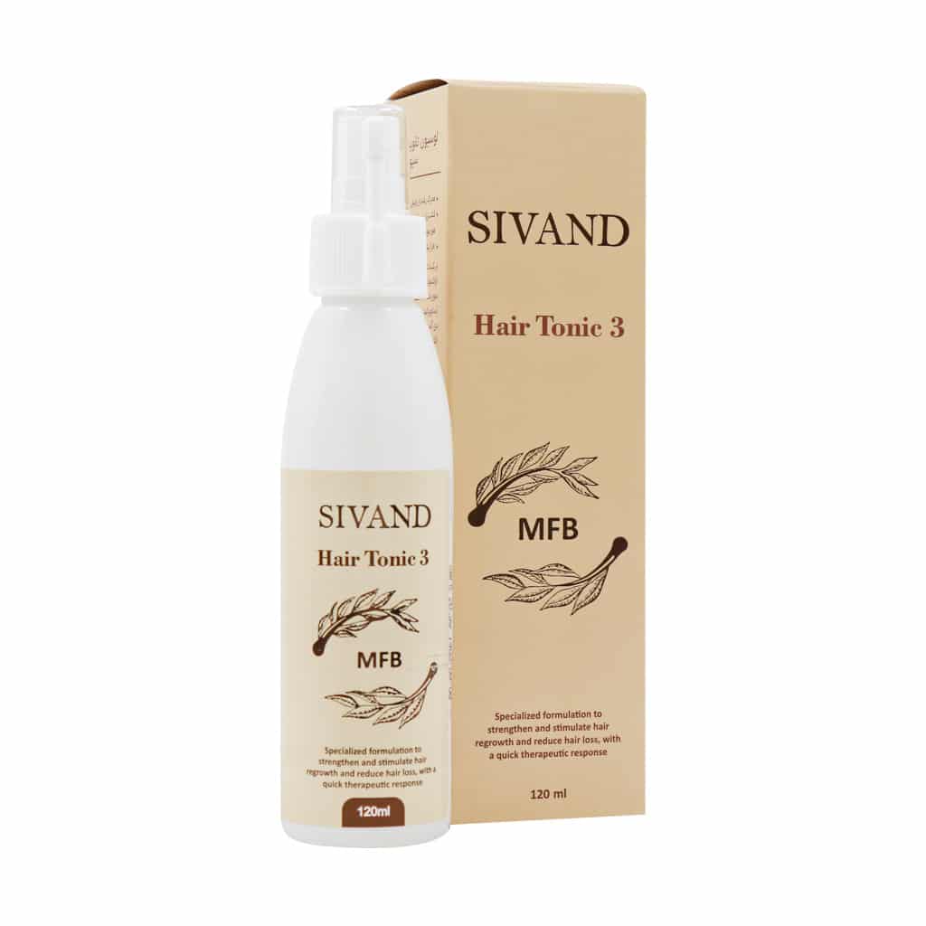 لوسیون تقویت کننده مو سیوند مدل MFB حجم 120 میلی لیتر Sivand Hair Tonic Model MFB Lotion 120 ml