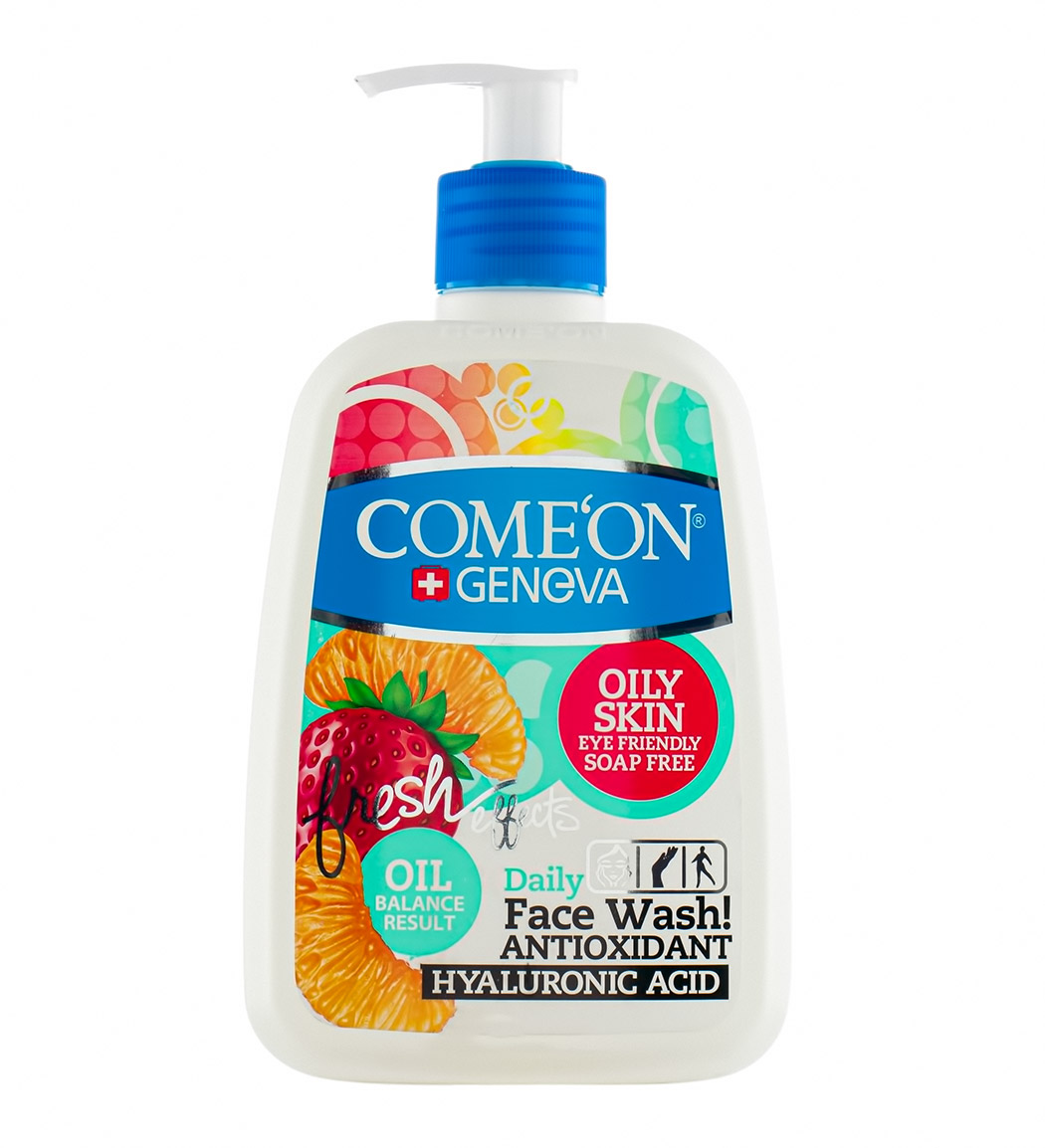 ژل شستشوی صورت مناسب پوست چرب 500میل Comeon Oily Skin Face Wash