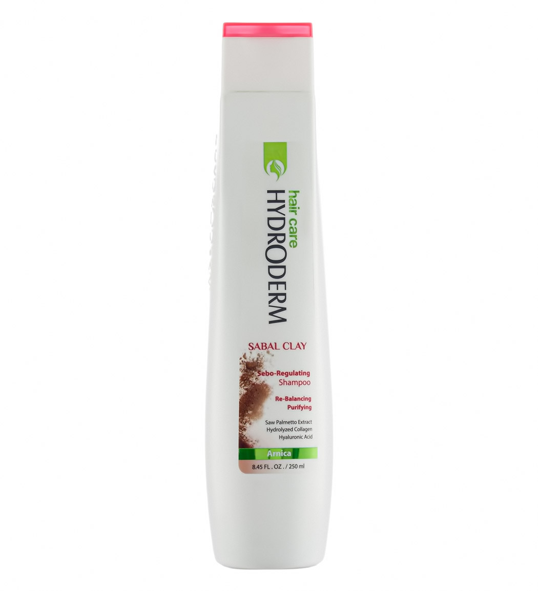 شامپو کنترل کننده چربی مو حاوی خاک رس و سابال 250میل Hydroderm Sabal Clay Shampoo 250ml
