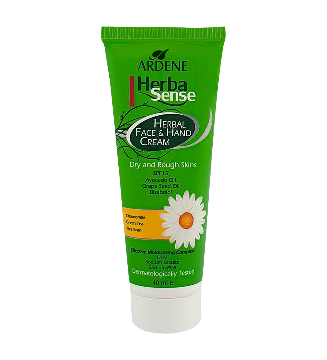 کرم مرطوب کننده دست و صورت گیاهی هرباسنس Ardene Herba Sense Herbal SPF15 Moisturizing Cream 40ml