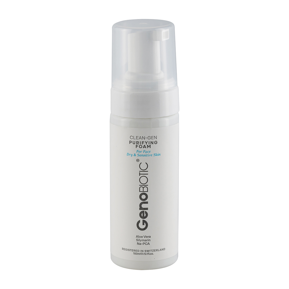 فوم شستشو صورت مناسب پوست خشک و حساس Geno Biotic Cleangen Purifying Face Foam For Dry Skin 150ml
