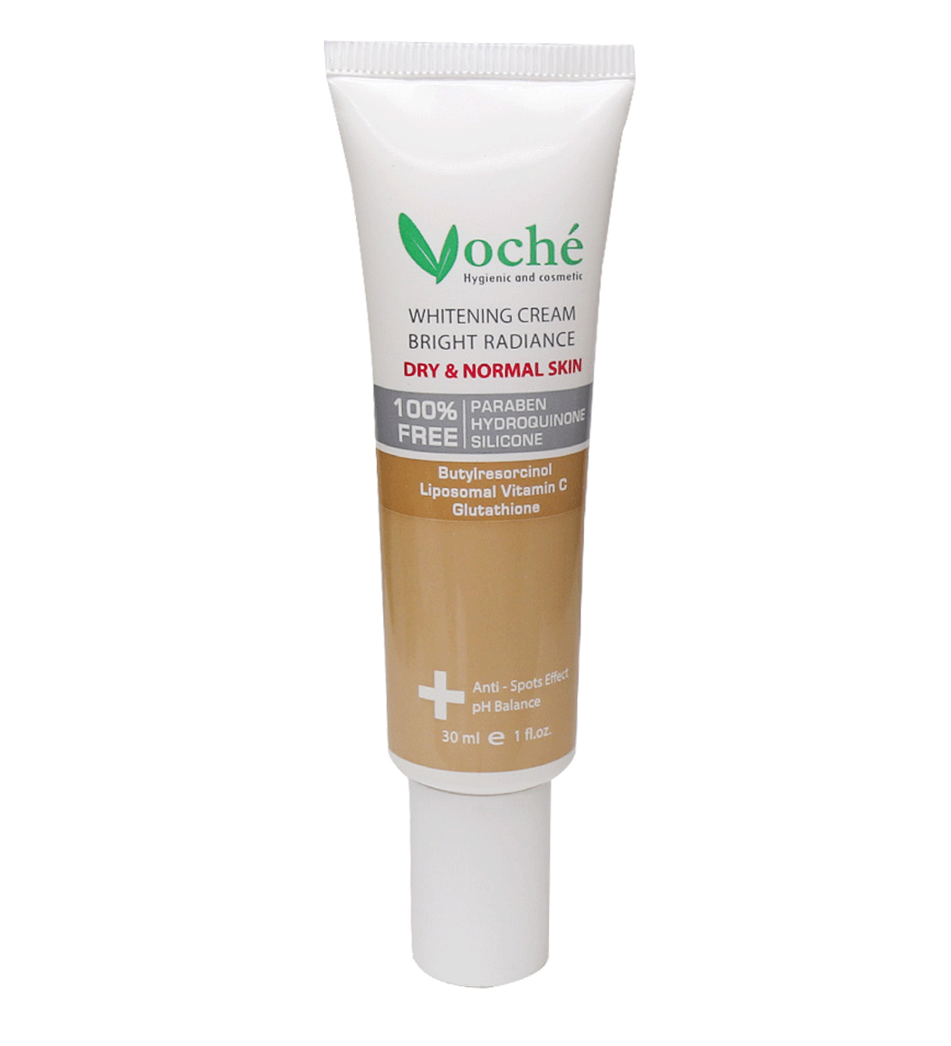 کرم رفع لک و تیرگی مناسب پوست معمولی و خشک 30 میل Voche Brightening Cream For Dry Skins