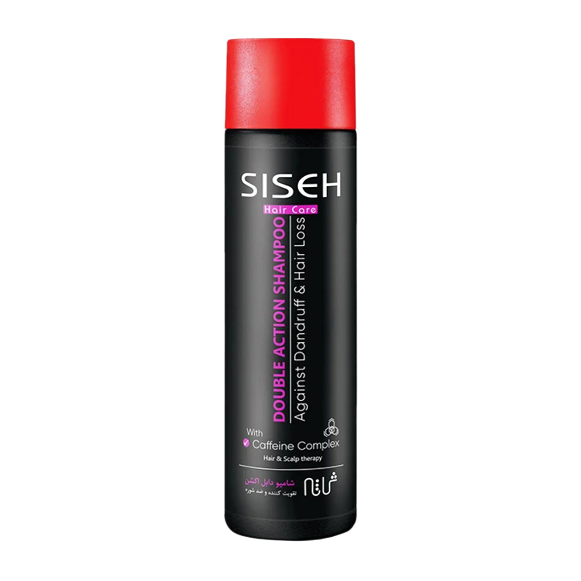 شامپو تقویت کننده مو مدل Double Action مناسب موهای دارای شوره حجم 250 میلی لیتر Siseh Hair Care Double Action Shampoo
