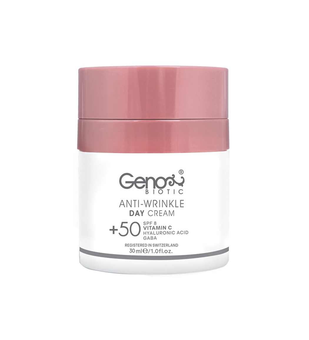 کرم ضد چروک روز بالای 50سال 30میل Geno Biotic Anti Wrinkle Day Cream 50 Years 30ml
