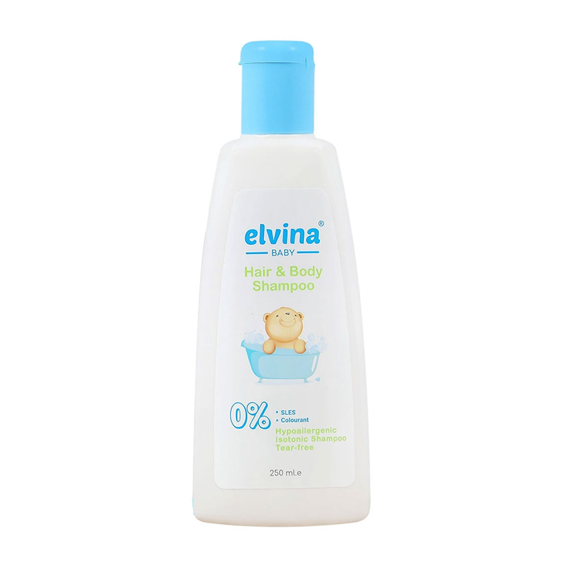شامپو سر و بدن کودک 250 میل Elvina Hair & Body Shampoo