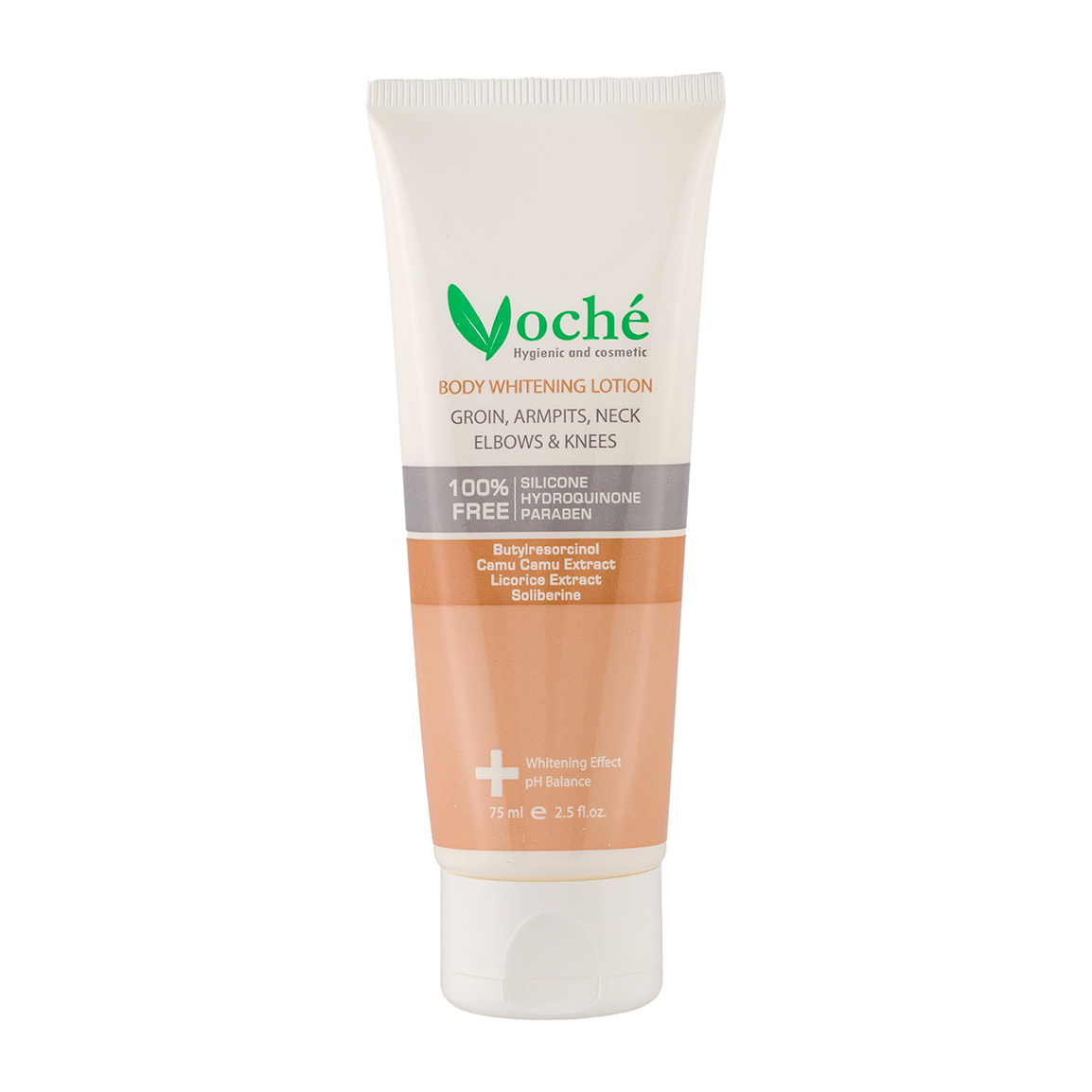 لوسیون روشن کننده بدن حجم 75 میل Voche Brightening Lotion