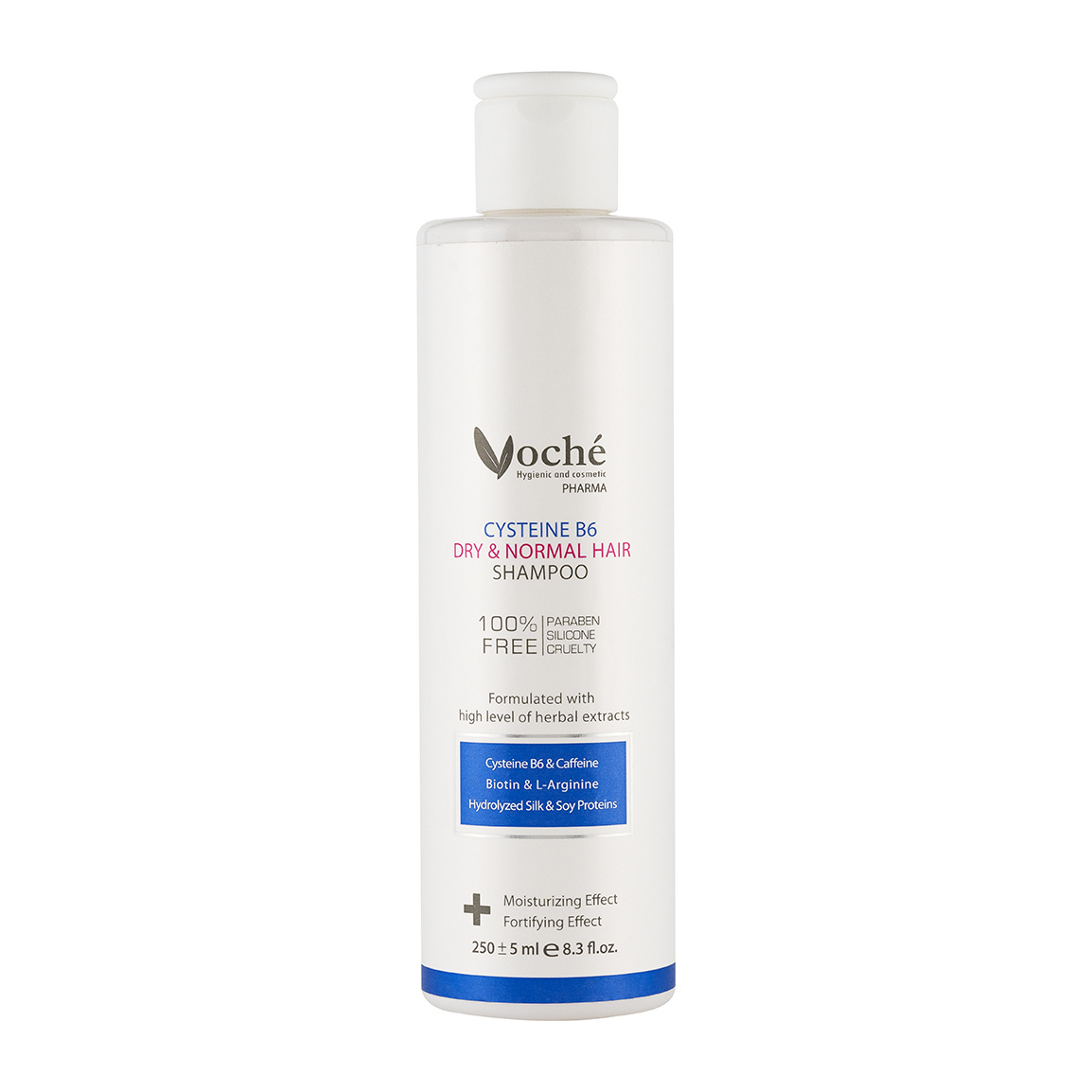شامپو تقویت کننده حاوی سیستین و ویتامین B6 مناسب مو خشک و معمولی 250میل Voche Cystein B6 For Dry And Normal Hair Shampoo 250ml