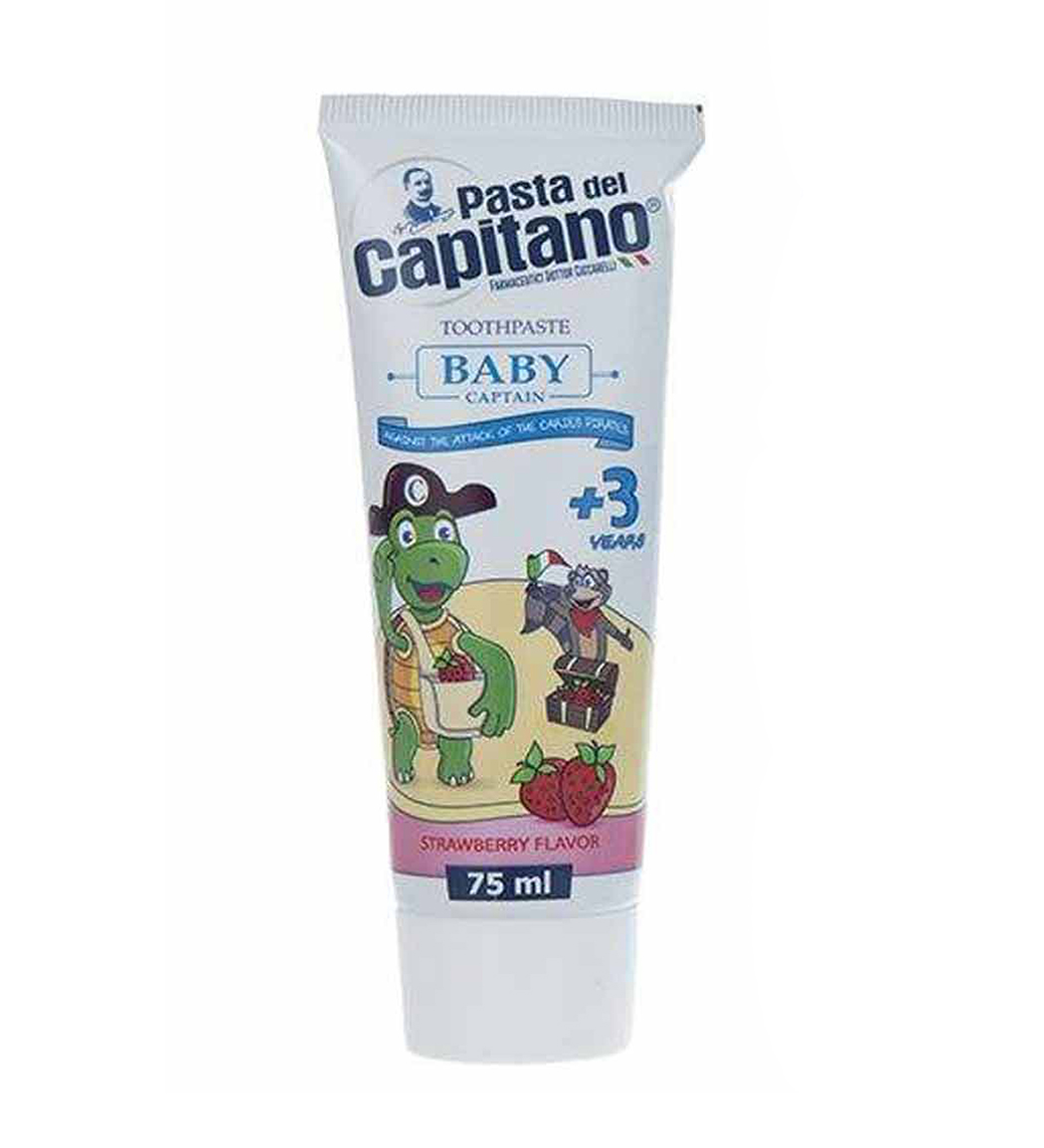 خمیردندان مناسب کودکان بالای 3 سال 75میل Pasta Del Capitano Baby Toothpaste Jonior 3 75ml