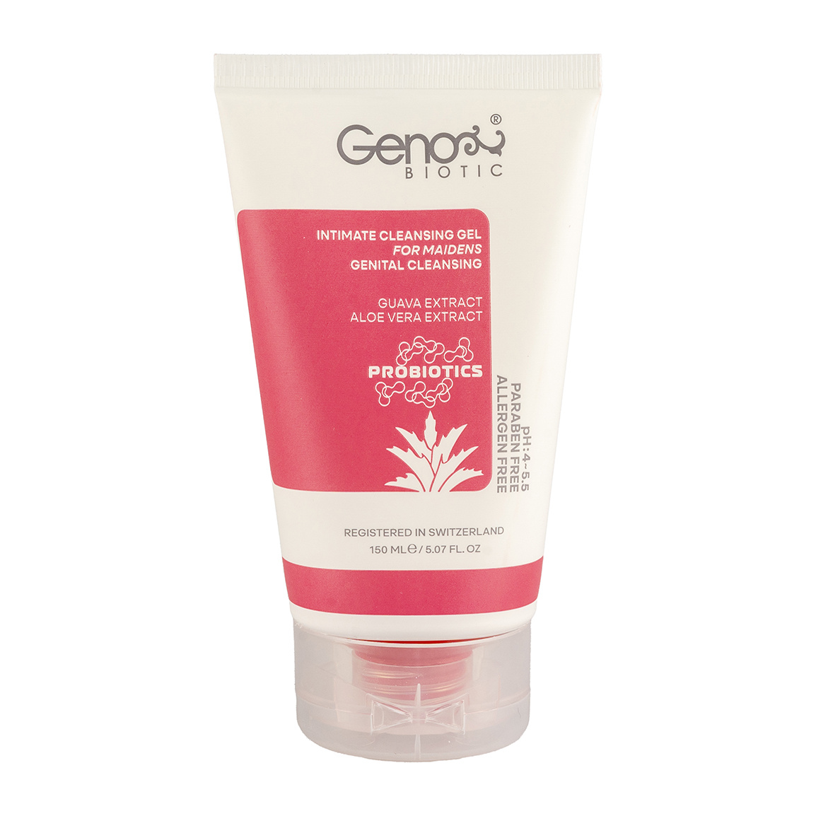 ژل شستشوی ژنیتال دوشیزگان 150میل Geno Biotic Intimate Cleansing Gel For Maidens Genital Cleansing 150ml