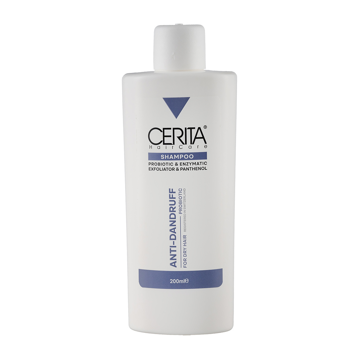 شامپو ضد شوره پروبیوتیک مناسب موهای خشک 200میل Cerita Dry Dandruff Shampoo 200ml
