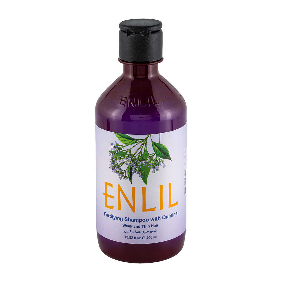 شامپو کنترل کننده ریزش مو حاوی عصاره کینین مناسب انواع مو 400میل Enlil Strengthening Shampoo With Quinine Extract 400ml