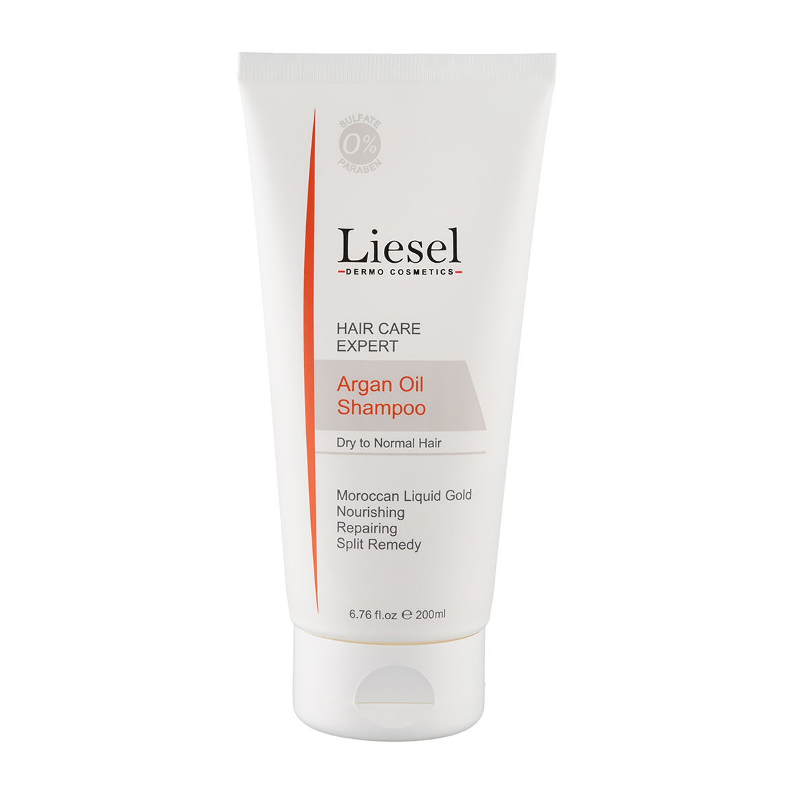 شامپو حاوی روغن آرگان مناسب موهای خشک و نرمال 200میل Liesel Argan Oil Shampoo Dry To Normal 200ml