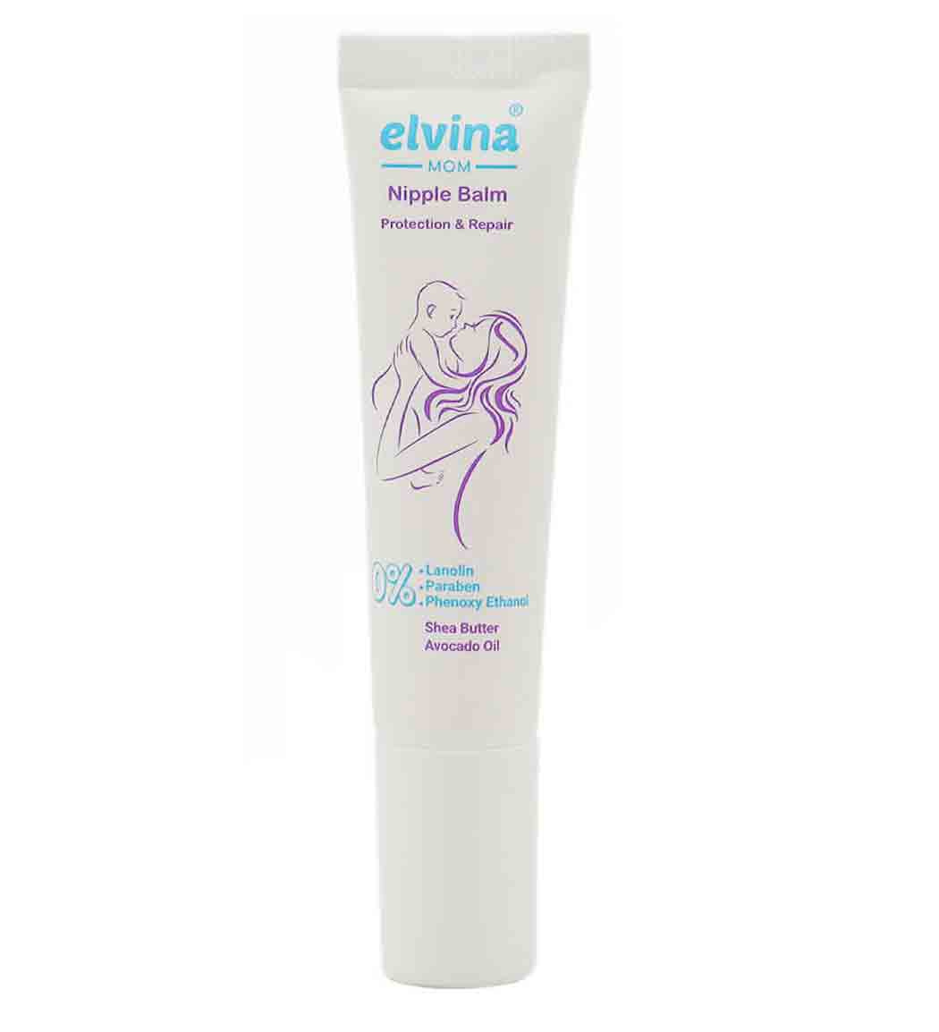 پماد پیشگیری کننده و ترمیم کننده ترک سینه در دوران شیردهی 15میل Elvina Nipple Balm Protection And Repair 15ml