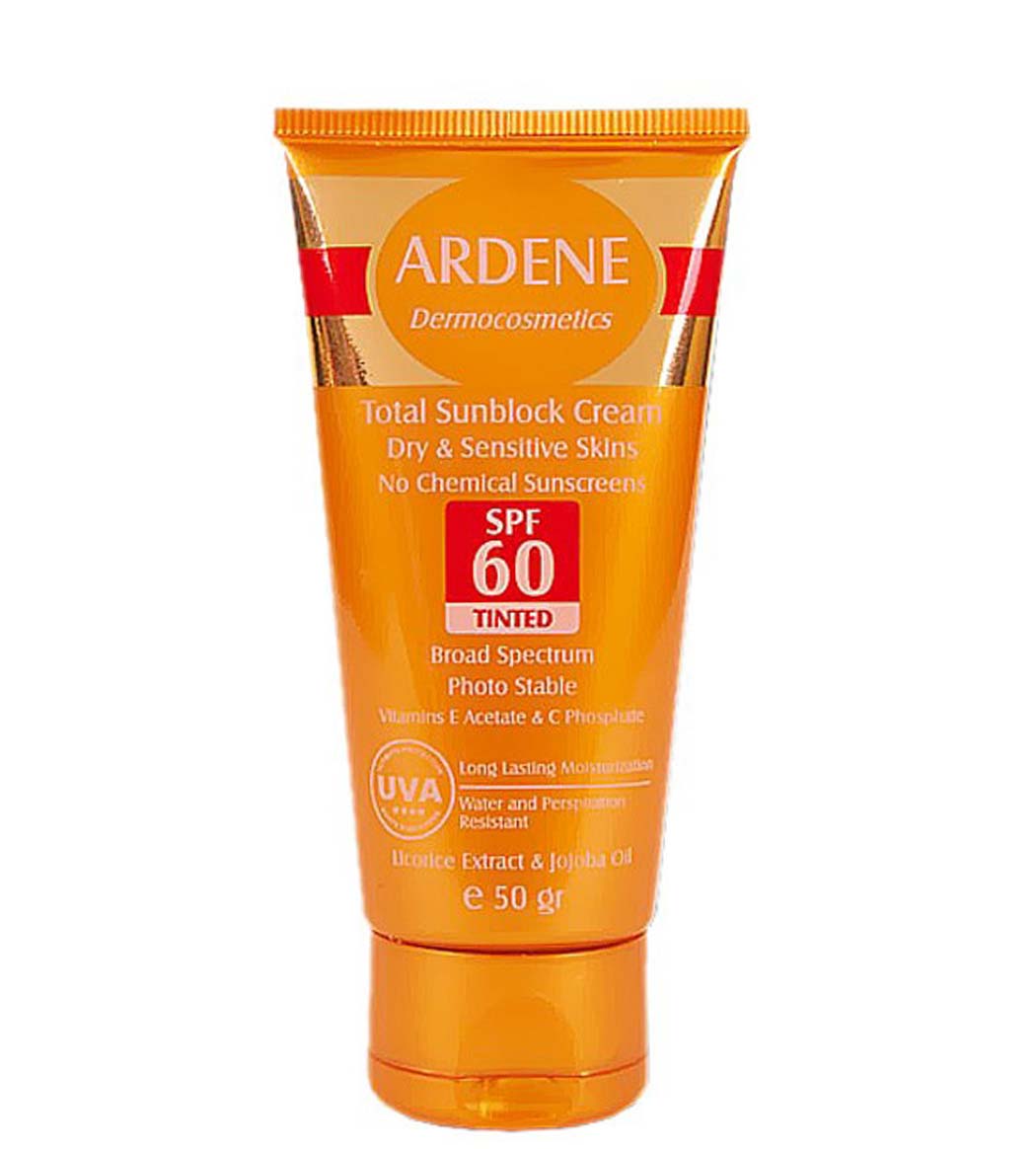 کرم ضد آفتاب  رنگی اس پی اف 60 ardene spf 60 tinted total sunblock cream