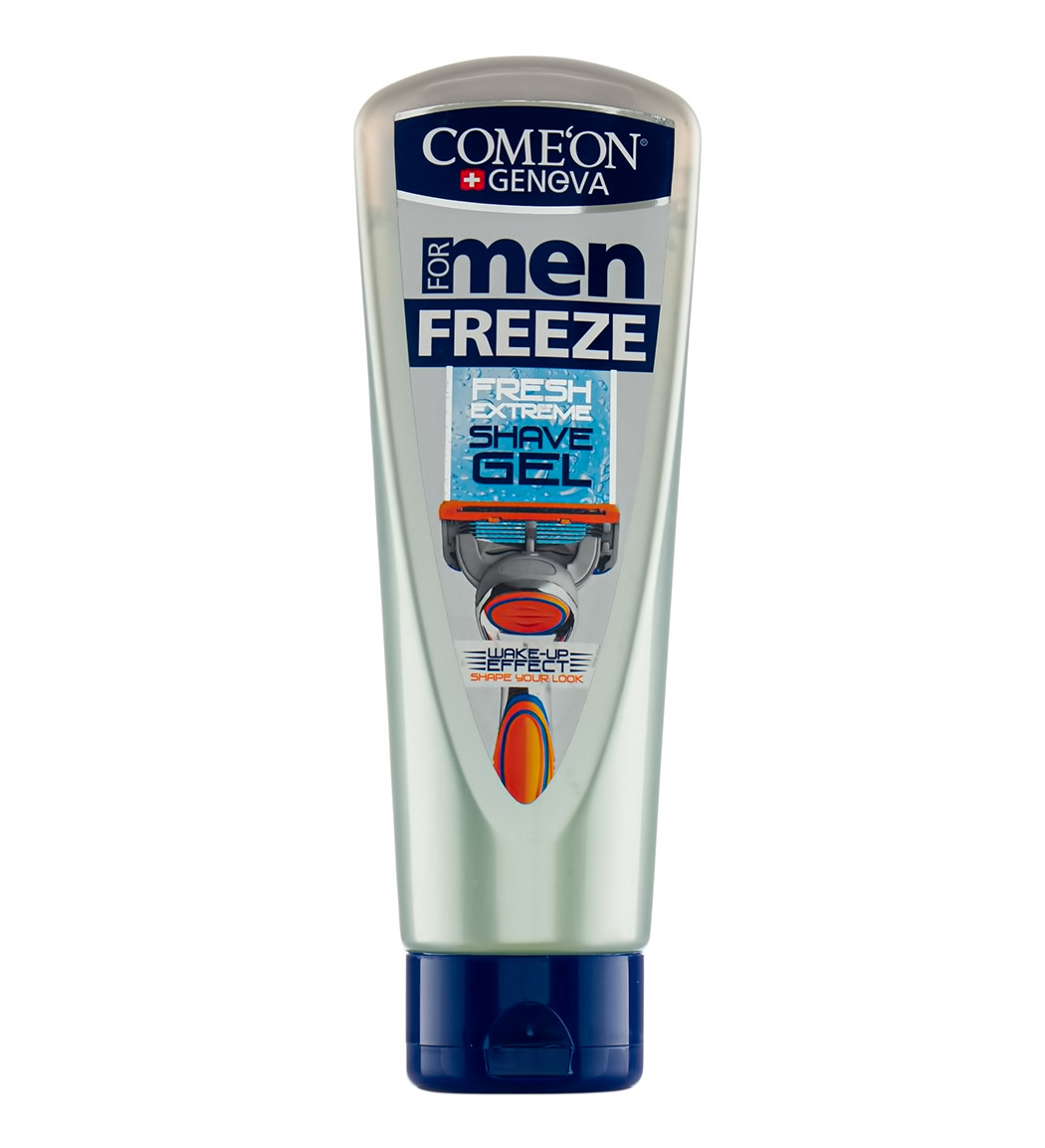 ژل اصلاح ریش مردانه خنک کننده 200میل Comeon Shave Gel Freeze For Men 200ml