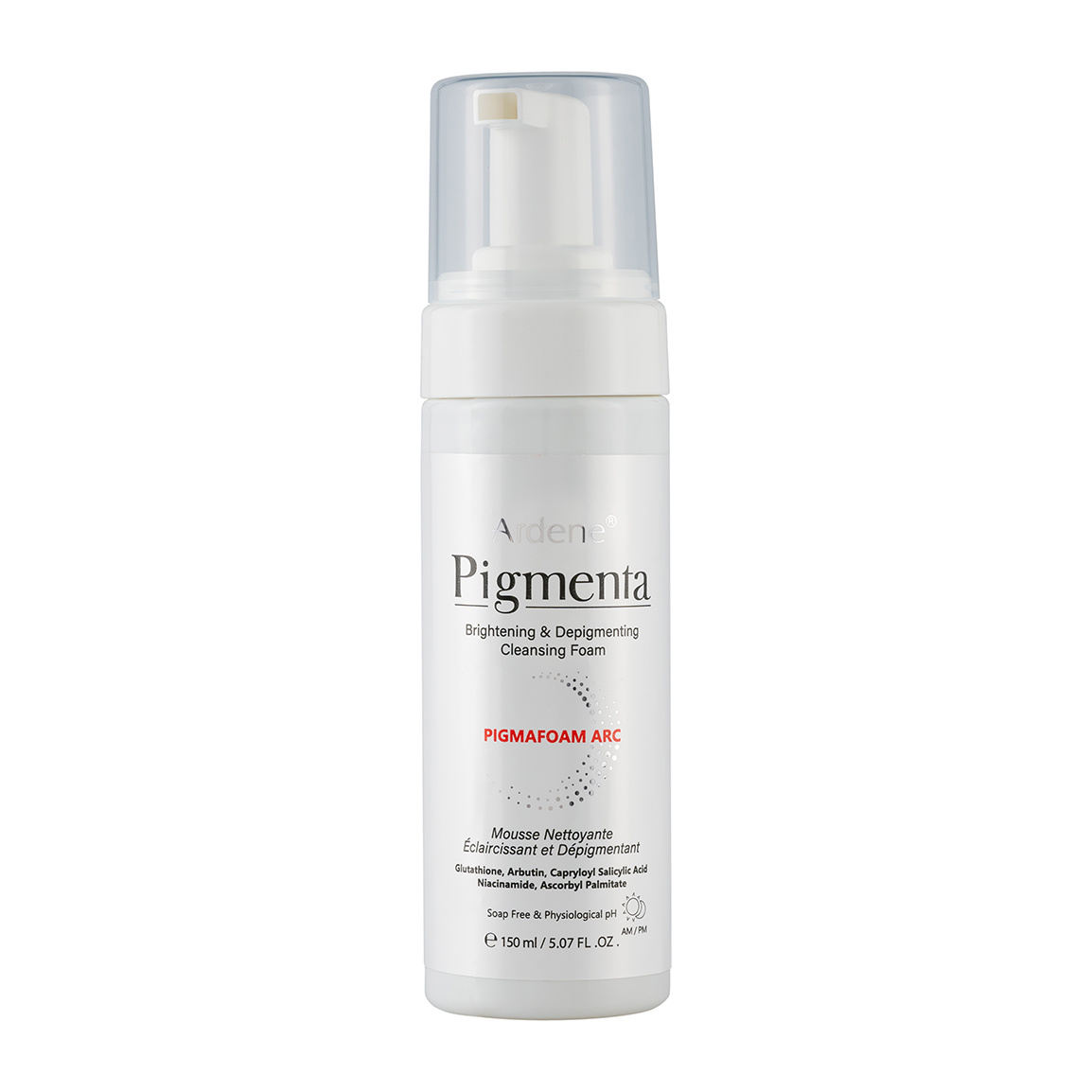 فوم شوینده و روشن کننده پوست صورت 150میلی لیتر پیگمنتا Ardene Pigmenta Brightrning And Depigmenting Cleansing Foam 150ml