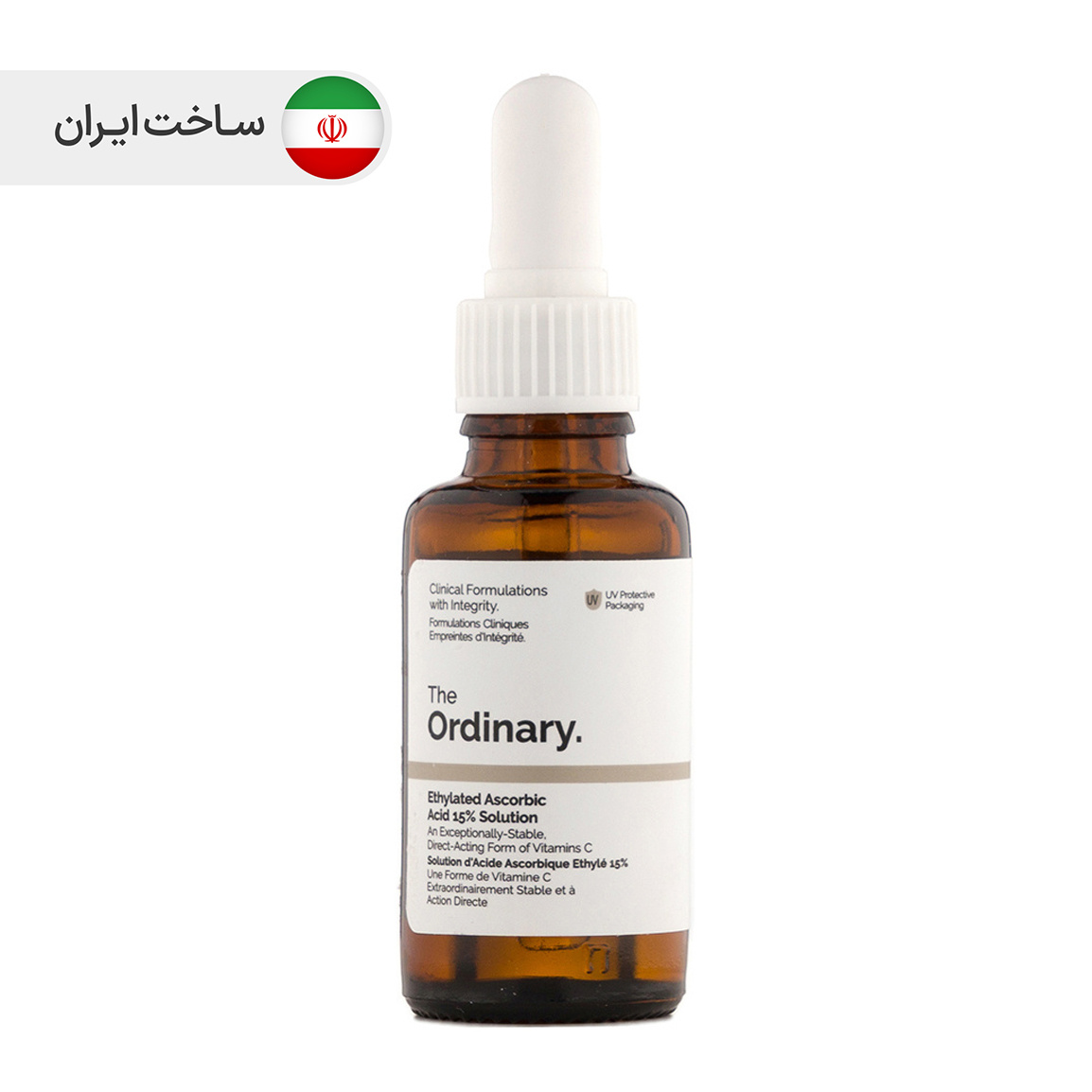 سرم اتیلیتد آسکوربیک اسید 15 درصد 30میل The Ordinary Ethylated Ascorbic Acid 15 Percent Solution 30 ml
