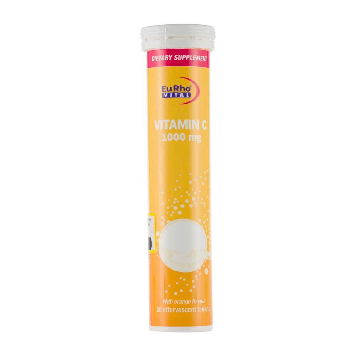 قرص جوشان ویتامین سی 1000 میلی گرم Eurho Vital Vitamin C 1000 Mg 20 Effervescent Tablet