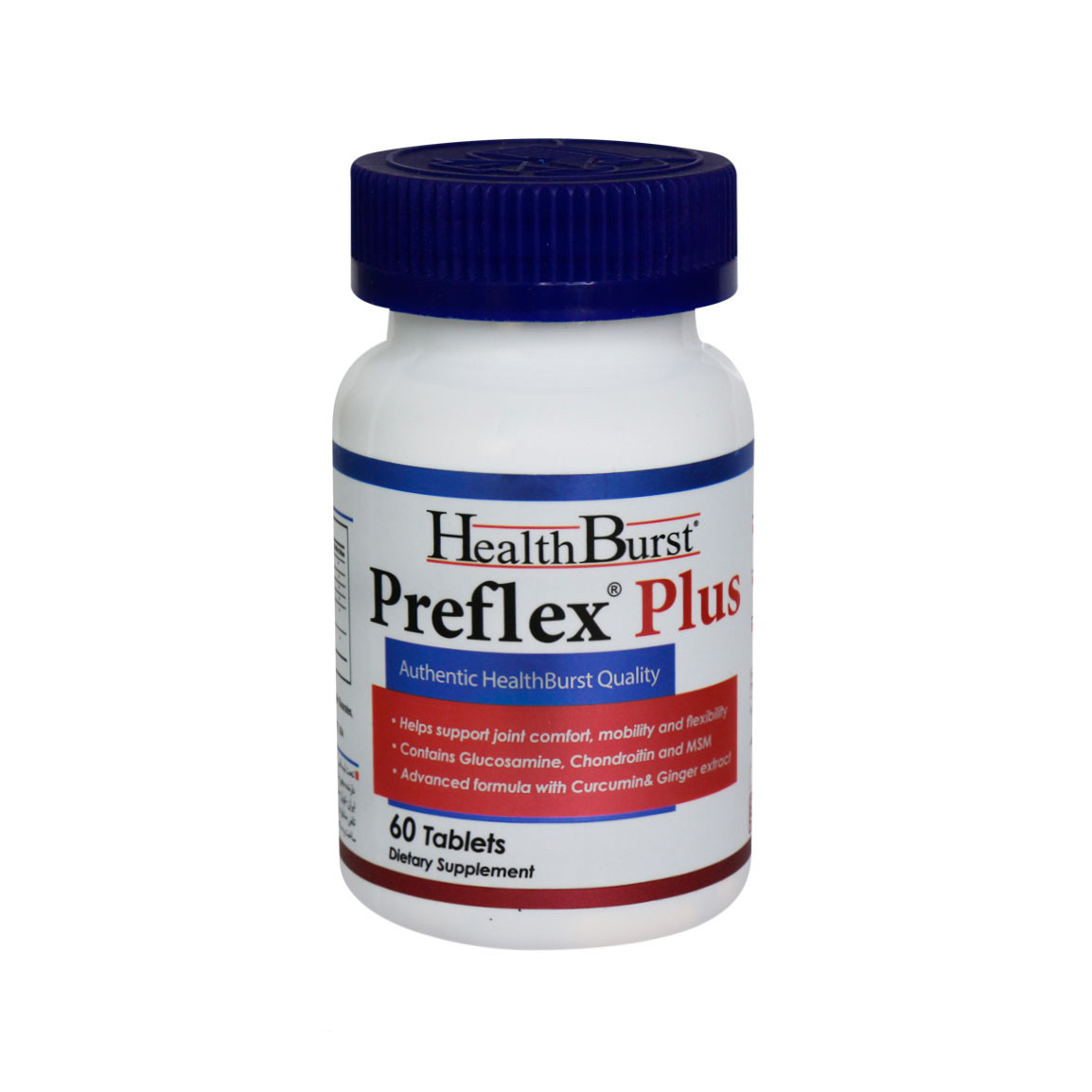 قرص پرفلکس پلاس  بسته 60 عددی Health Burst Preflex Plus 60 Tablets