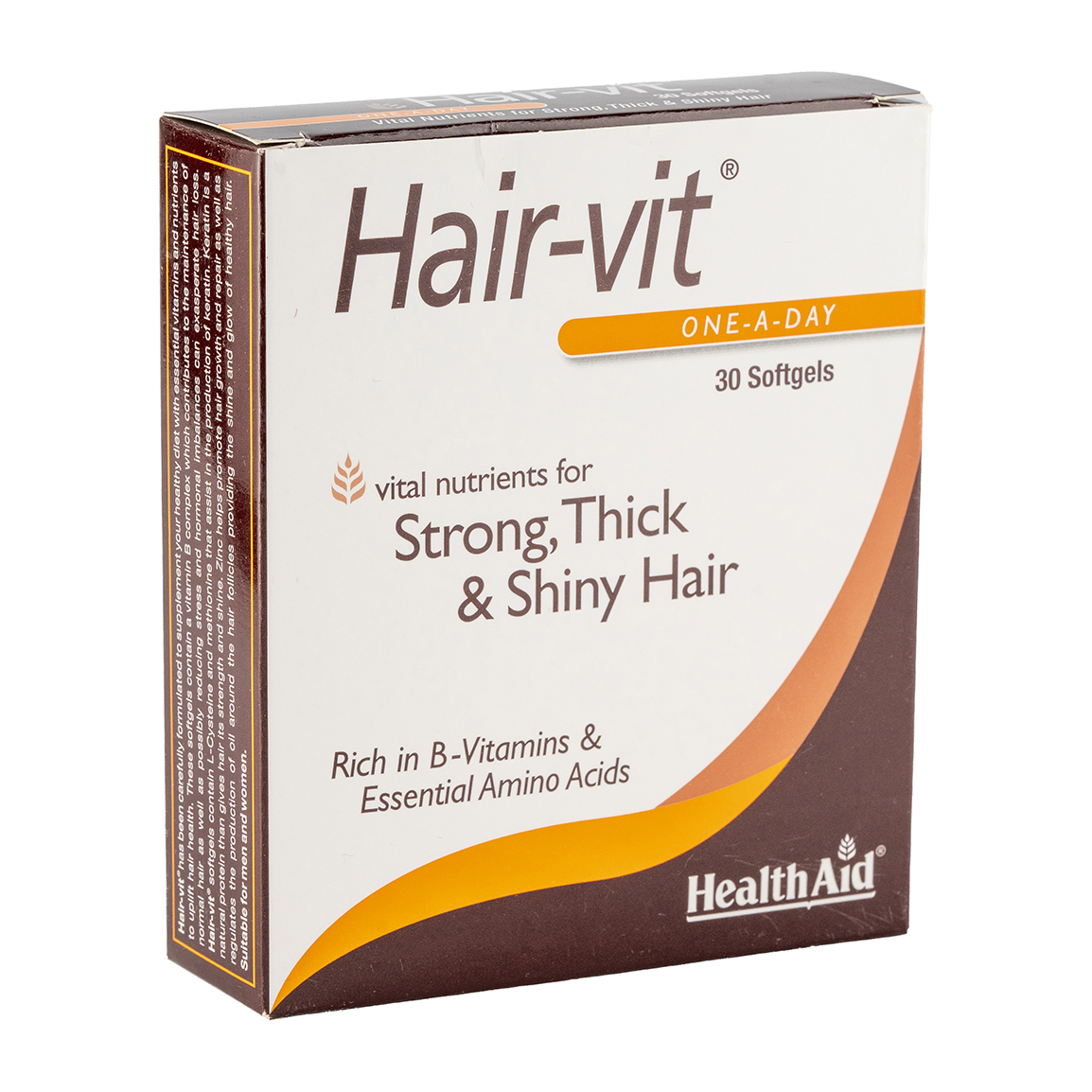 کپسول هیرویت بسته 30 عددی Health Aid Hairvit 30 Capsules