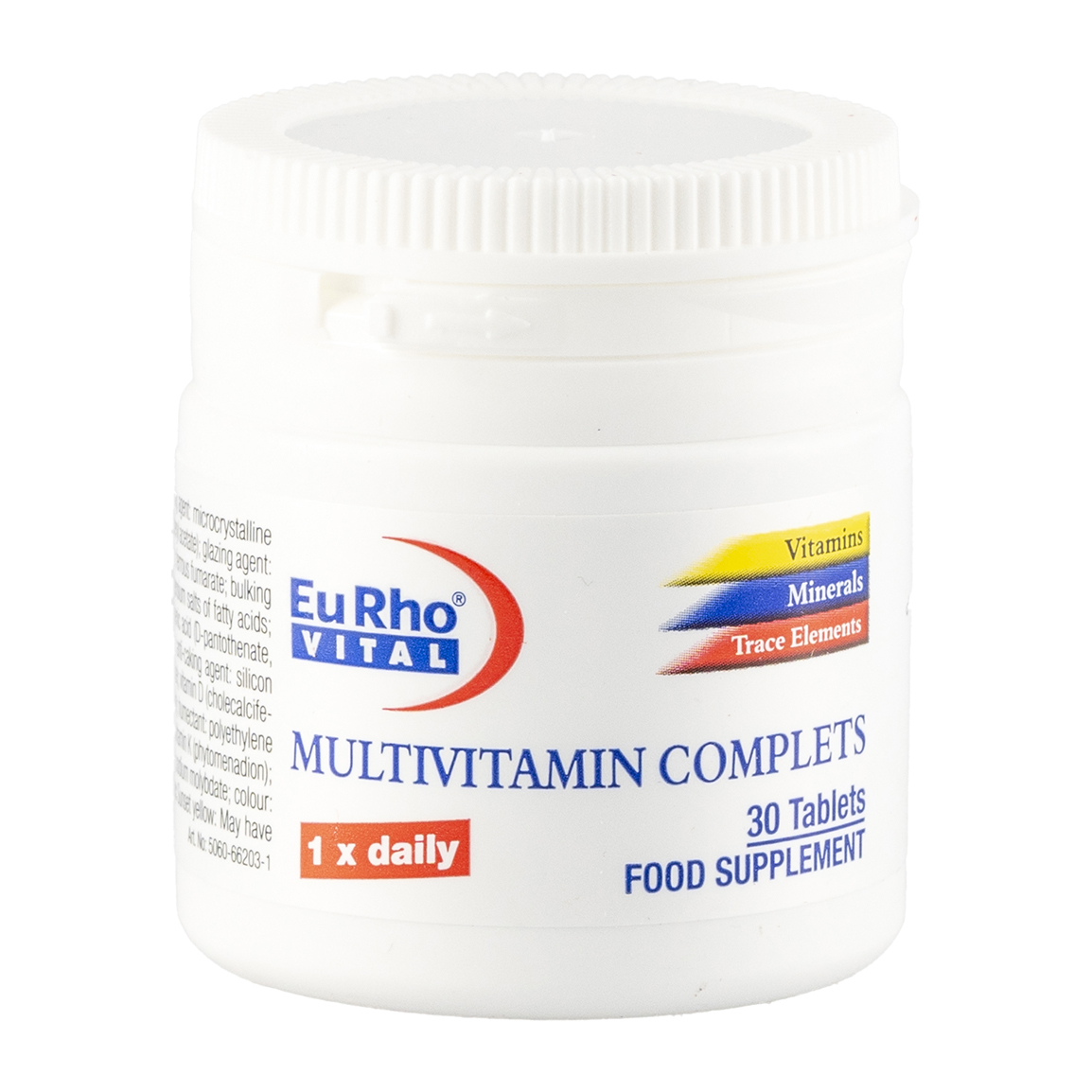 قرص مولتی ویتامین کامپلیت بسته 30 عددی Eurho Vital Multivitamin Complets 30 Tablets