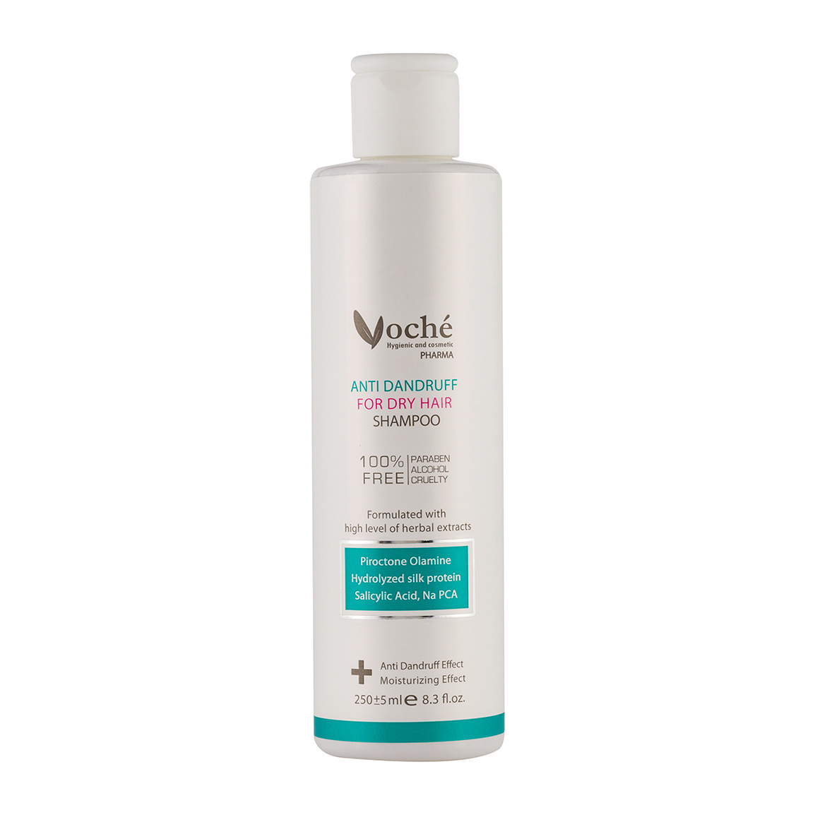 شامپو ضد شوره مناسب مو خشک حجم 250 میلی لیتر Voche Anti Dandruff Shampoo For Dry Hair 250 ml
