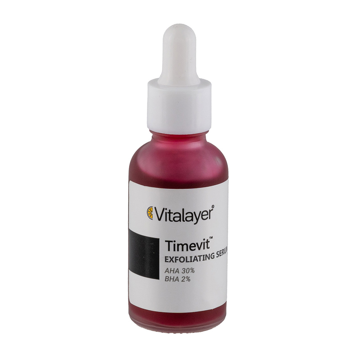سرم لایه بردار قوی مدل Timevit مناسب انواع پوست حجم 30 میلی لیتر Vitalayer Timevit Strong Exfoliating Serum 30 ml