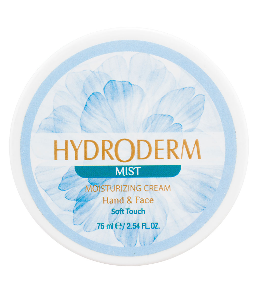 کرم مرطوب کننده کاسه ای دست و صورت مدل Mist حجم 75میل Hydroderm Moisturizing Cream Mist 75ml