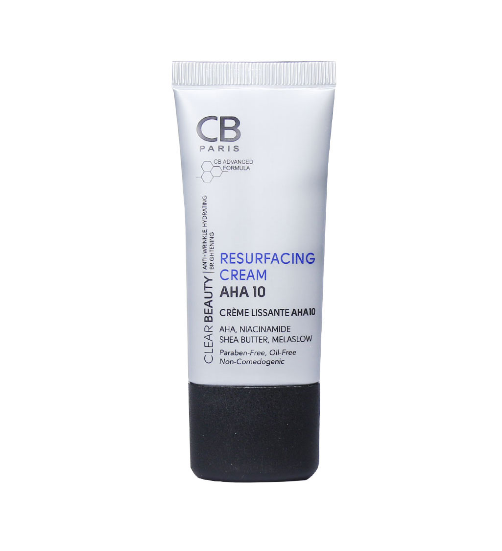 کرم لایه بردار و بازسازی کننده مدل AHA 10 حجم 30میل CB Intense Resrfacing Cream AHA 10