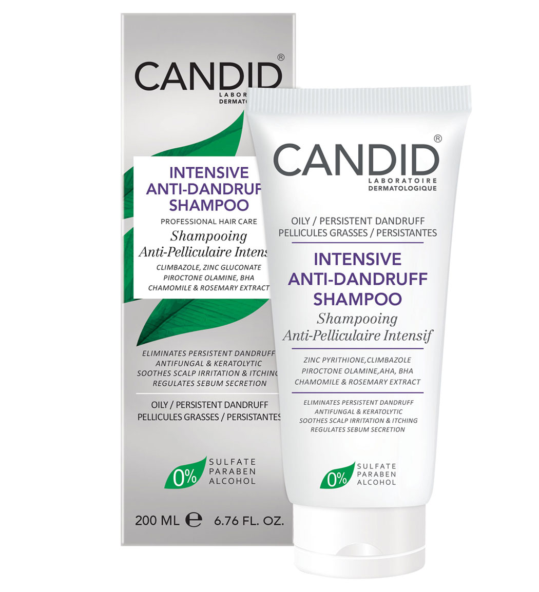 شامپو ضد شوره برای شوره چرب و مقاوم 200 میل Candid Anti Dandurf Shampoo For Oily And Resistant Dandruff 200ml