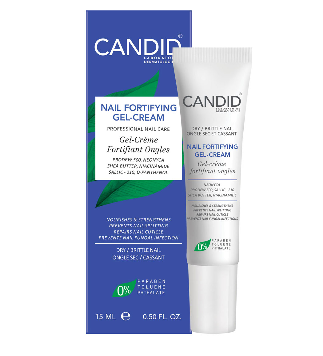 ژل کرم تقویت کننده ناخن Candid Nail Fortifying Gel Cream 15ml