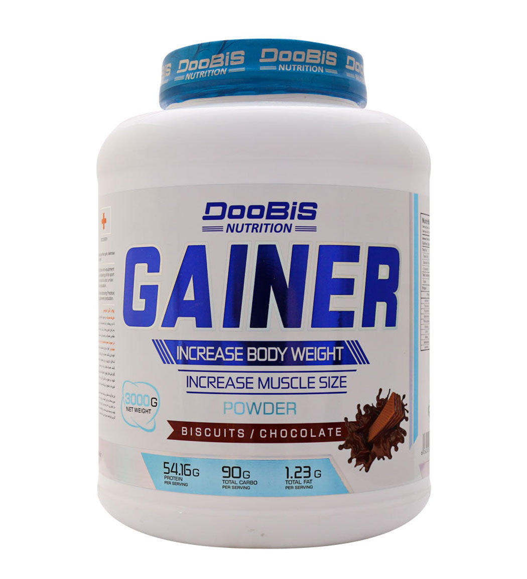 پودر Gainer با طعم بیسکوییت شکلاتی وزن 3 کیلو گرم Doobis Chocolate Cookie Pro Complex Gainer 3Kg