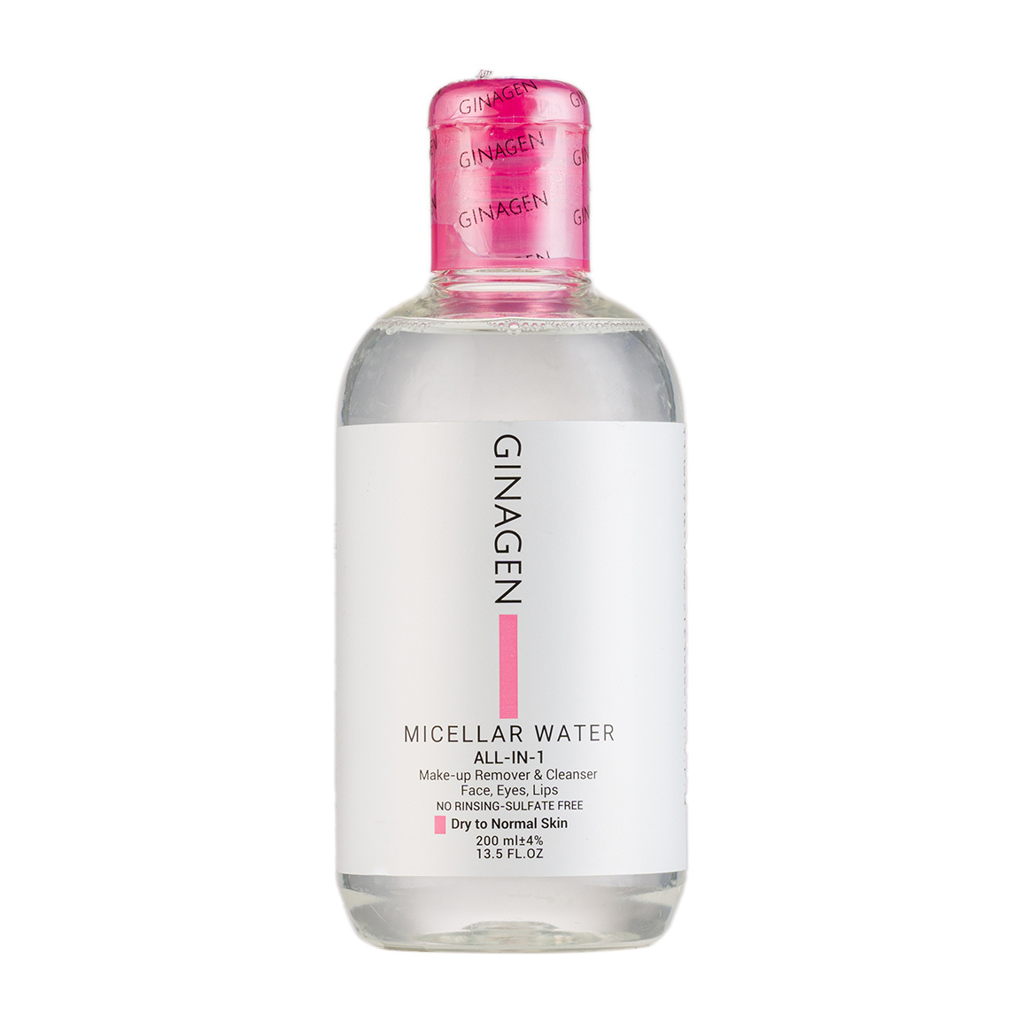 میسلار واتر پوست خشک 200میل Ginagen Micellar Water For Dry Skins 200ml