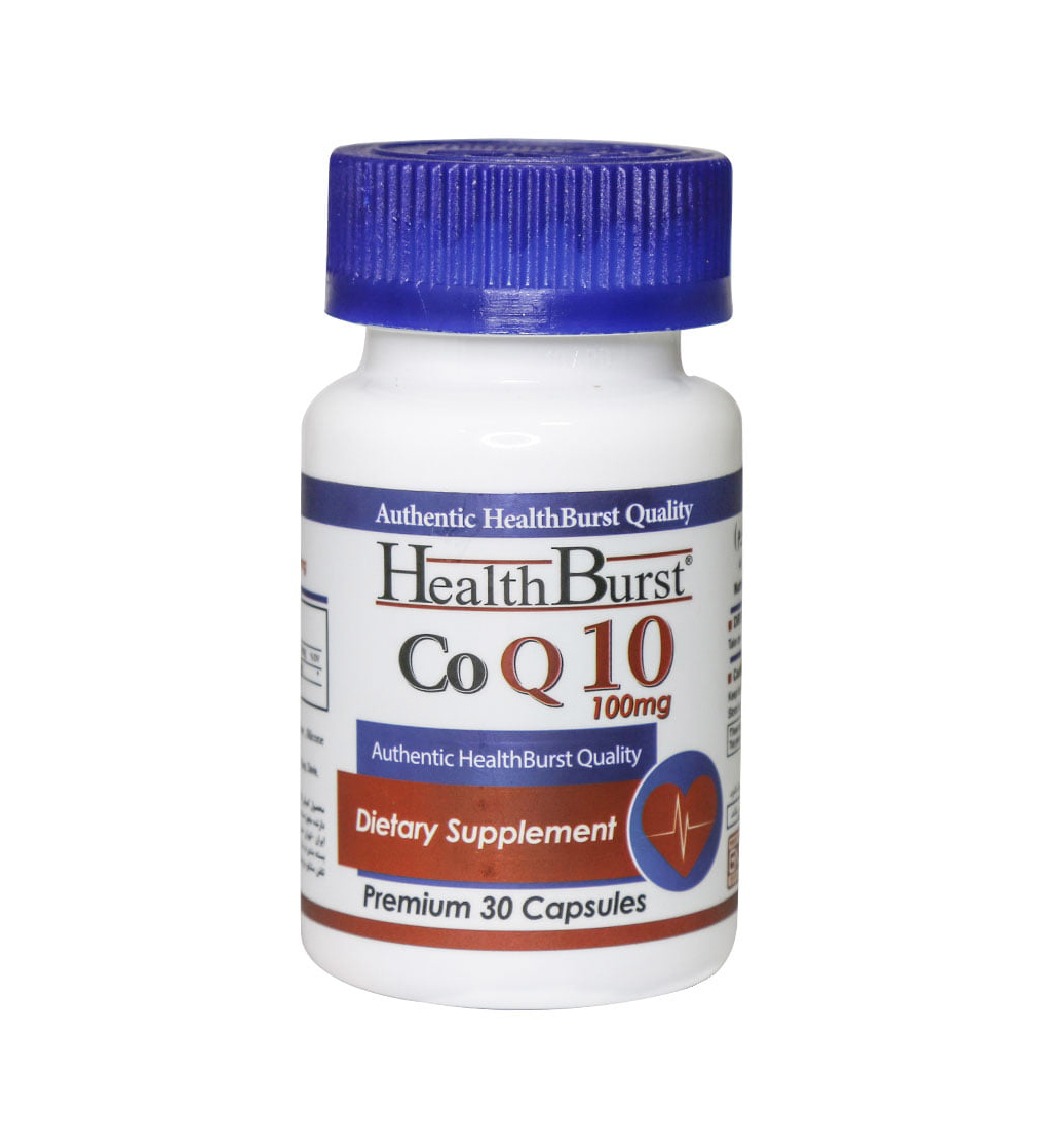 کپسول Co Q 10 بسته 30 عددی Health Burst Co Q 10 100mg 30 Caps