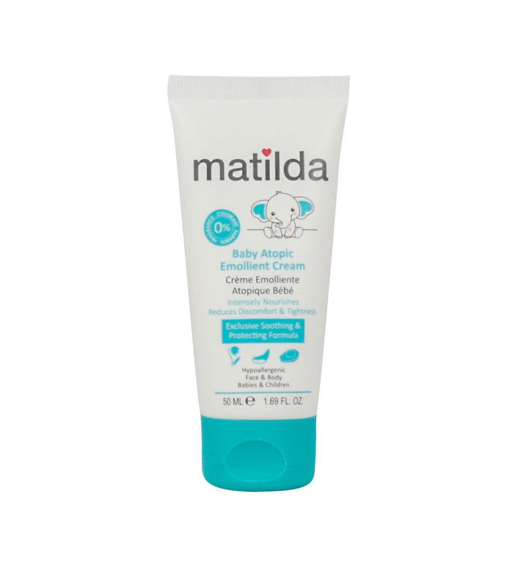 کرم مرطوب کننده آتوپیک کودک 50میل Matilda Baby Atopic Emollient Cream 50ml