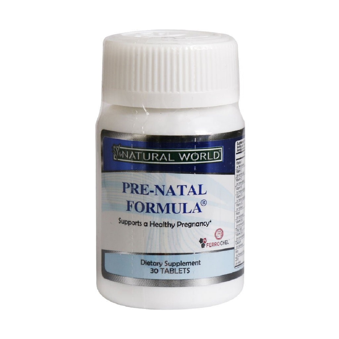 قرص بارداری مدل پری ناتال فرمولا بسته 30 عددی Natrual World Prenatal Formula 30 Tab