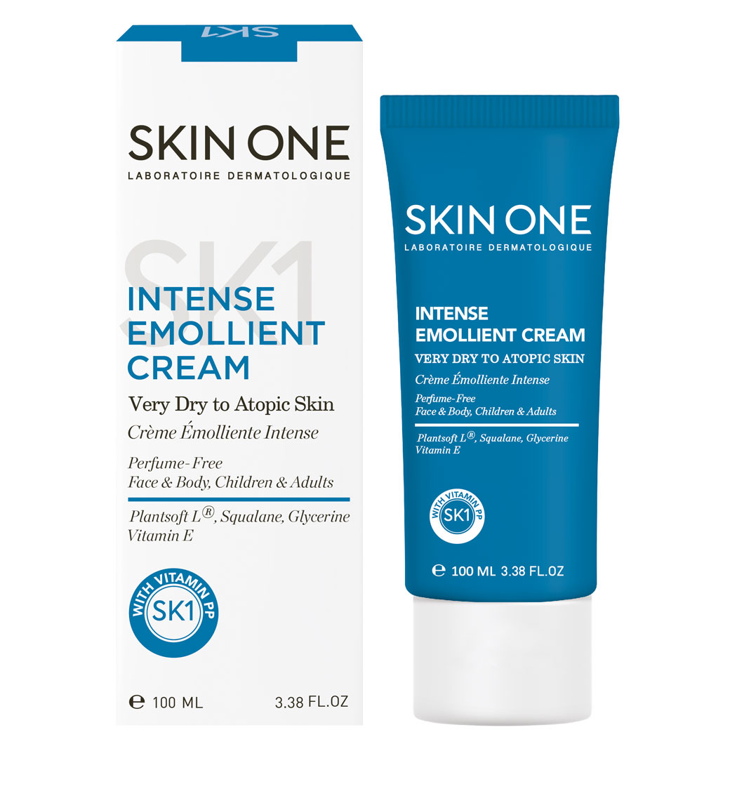 کرم امولیانت مناسب پوست خیلی خشک و آتوپیک حجم 100میلی لیتر Skin One Intense Emollient Cream 100ml