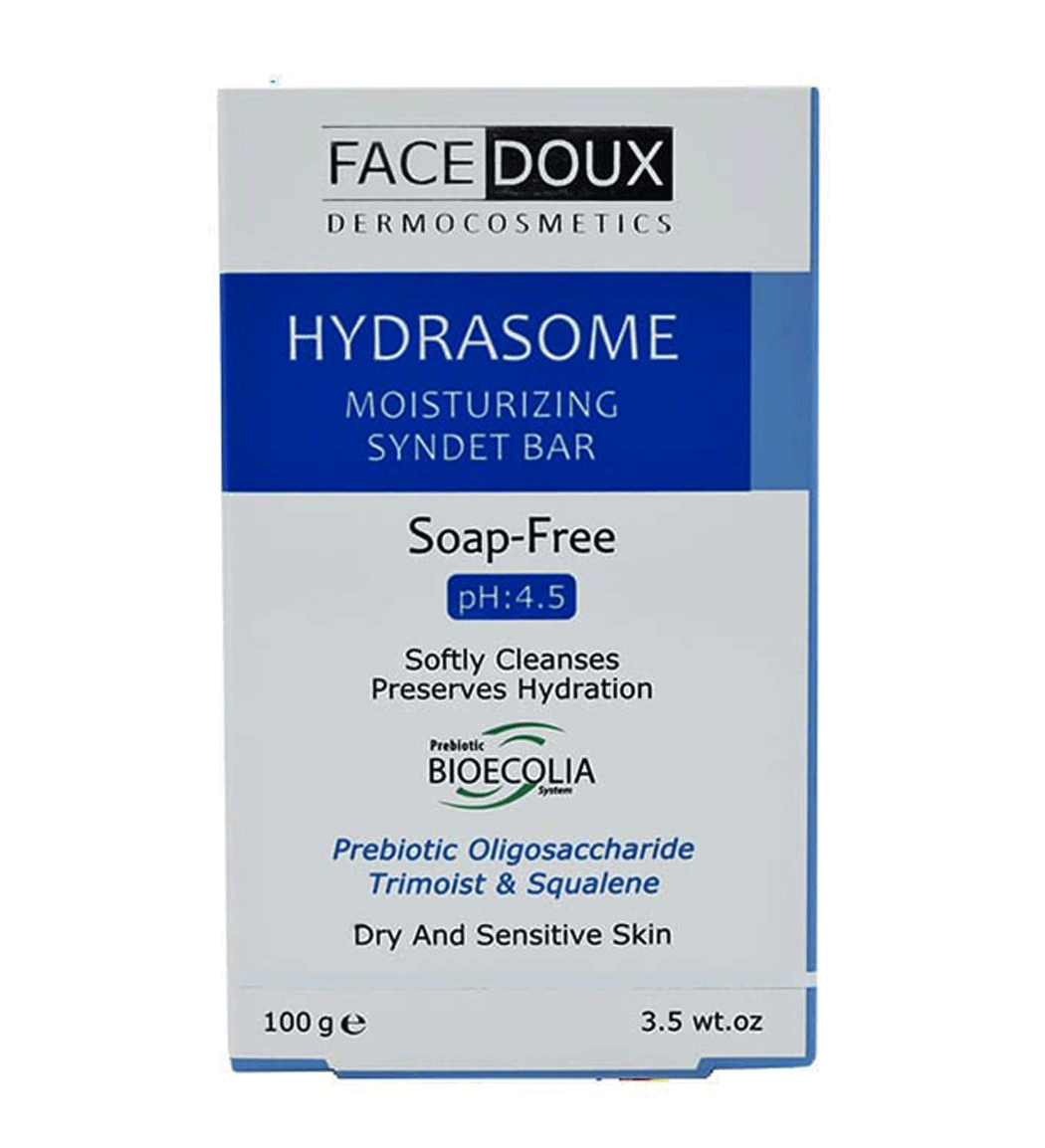 پن هیدرازوم مرطوب کننده 100 میل Face Doux Syndet Bar Hydrasome Moisturizer Pan 100ml