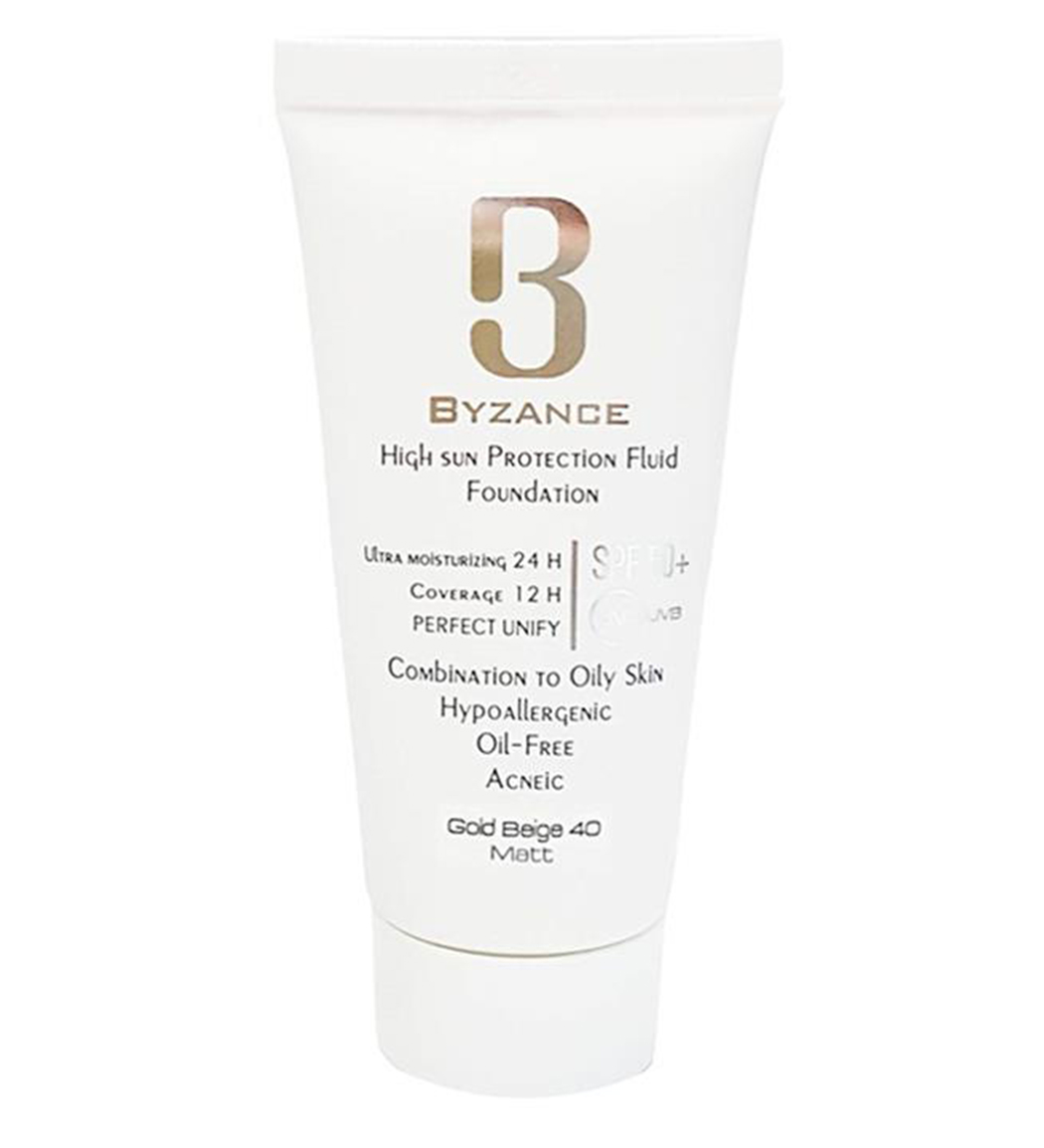 ضد آفتاب اولترا رنگی ضد آلرژی Spf50 حجم 30میل Byzance Ultra Tinted Sun Protection Spf30 30ml