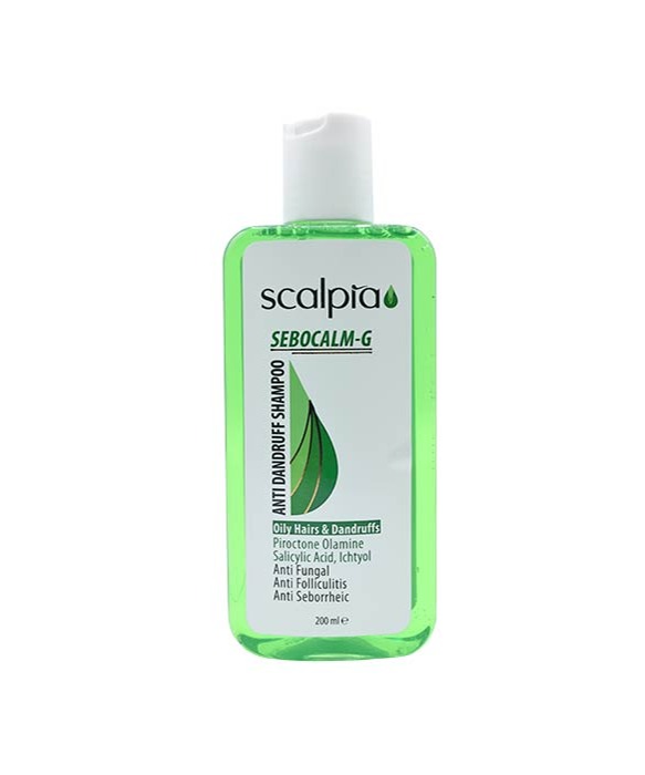 شامپو ضدشوره برای موهای چرب 200 میل Scalpia Anti Dandruff Sebocalm G 200ml