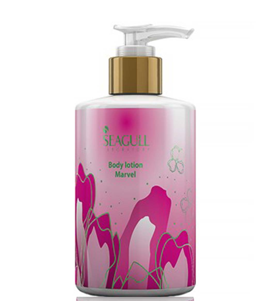 لوسیون بدن پمپی مارول seagull marvel body lotion