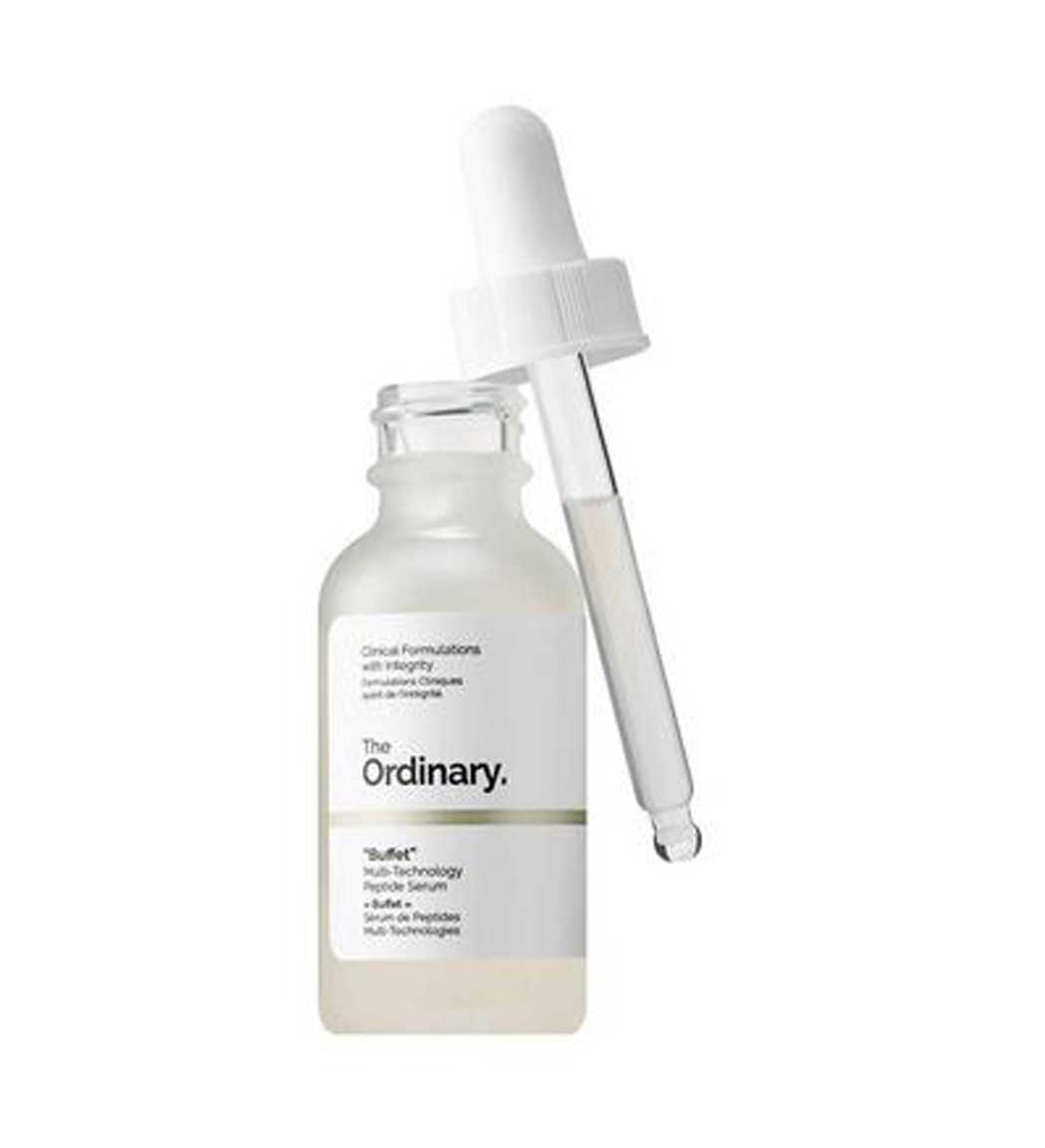 سرم ضد چروک و جوانساز صورت مدل Buffet حجم 30 میل The Ordinary Buffet Multi Technology Peptide Serum 30ml